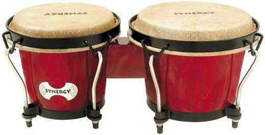 Toca Synergy Wood Bongo Drums