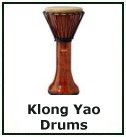 types of klong yao drums