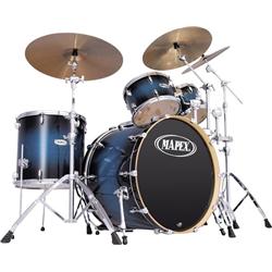 Mapex M Birch 4-Piece Rock 24 Fade Drum Set With Free 10