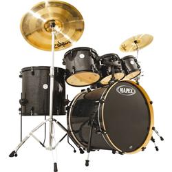 Mapex Horizon HZB 5-Piece Drum Set Transparent Midnight Black