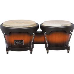 Schalloch Wood Bongo Set Blue Fade