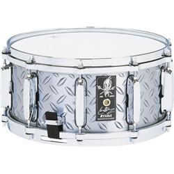 Tama Lars Ulrich Diamond Plate Steel Snare Drum 14x6.5 Inches